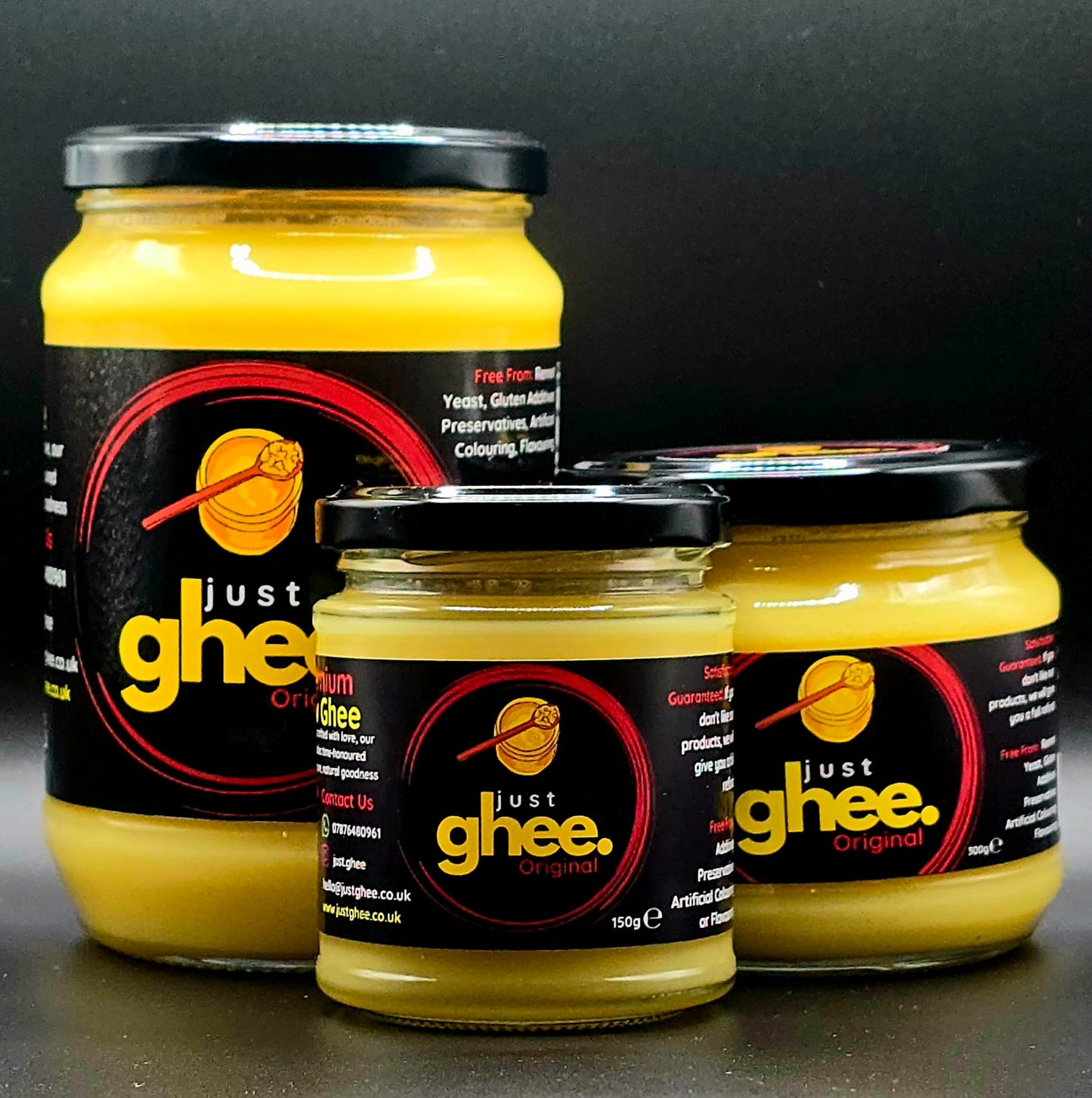 ORIGINAL FLAVOUR     PREMIUM & AUTHENTIC COW GHEE