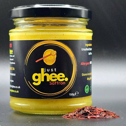 SAFFRON FLAVOUR PREMIUM & AUTHENTIC COW GHEE - 150G