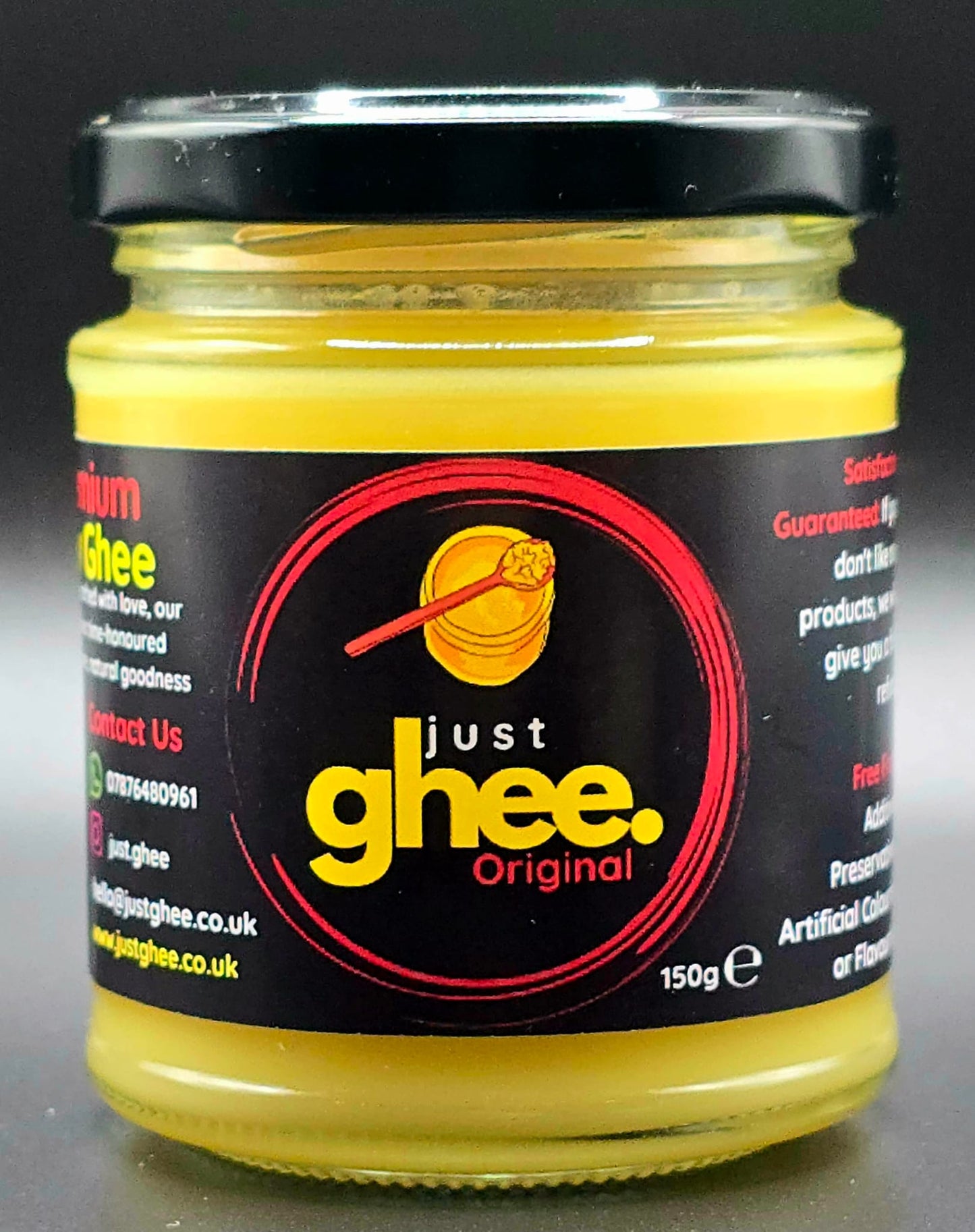 ORIGINAL FLAVOUR     PREMIUM & AUTHENTIC COW GHEE